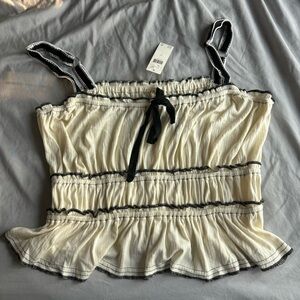 Anthropologie Milkmaid Top